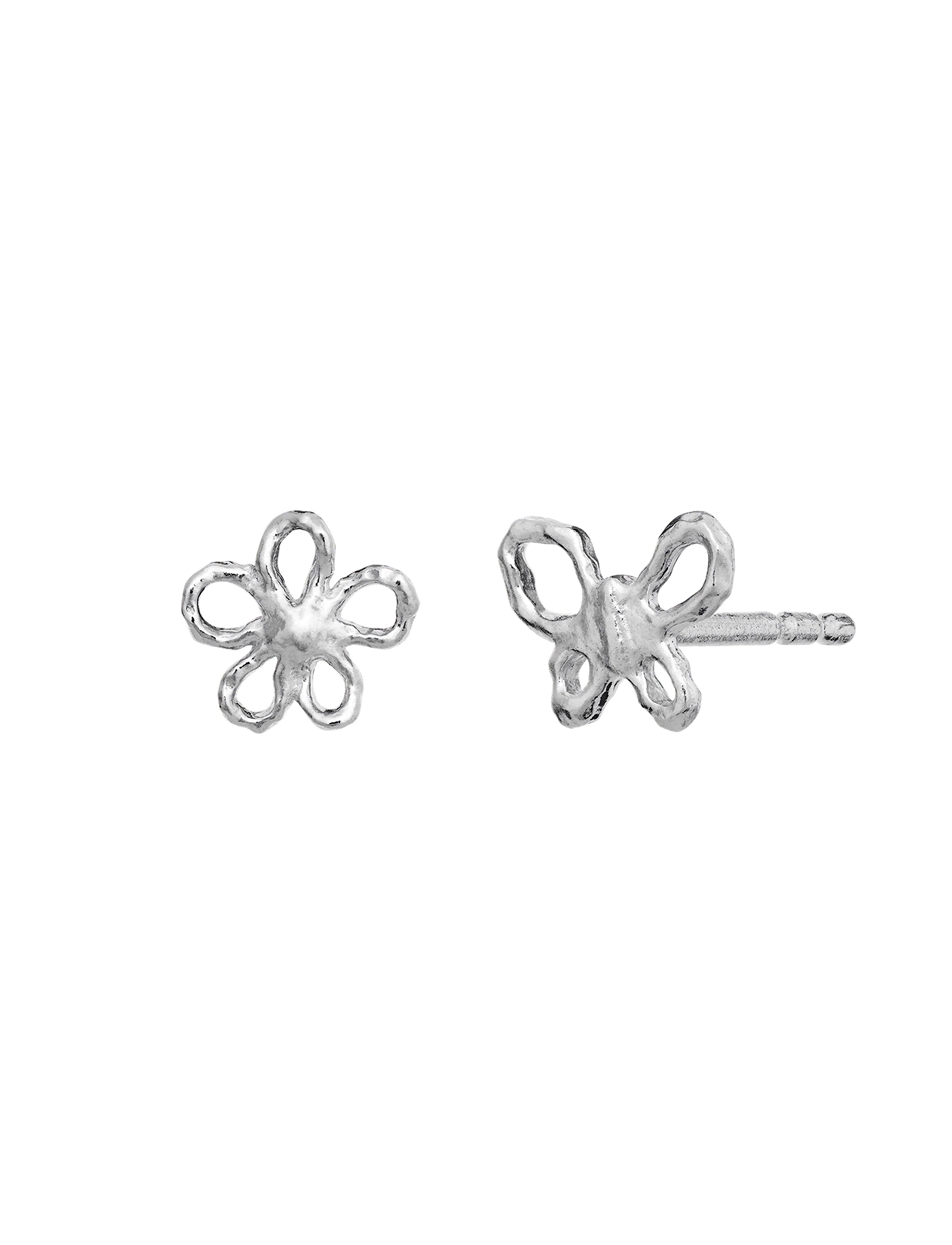 Maanesten - Paula Earrings - stud earrings - silver - 1