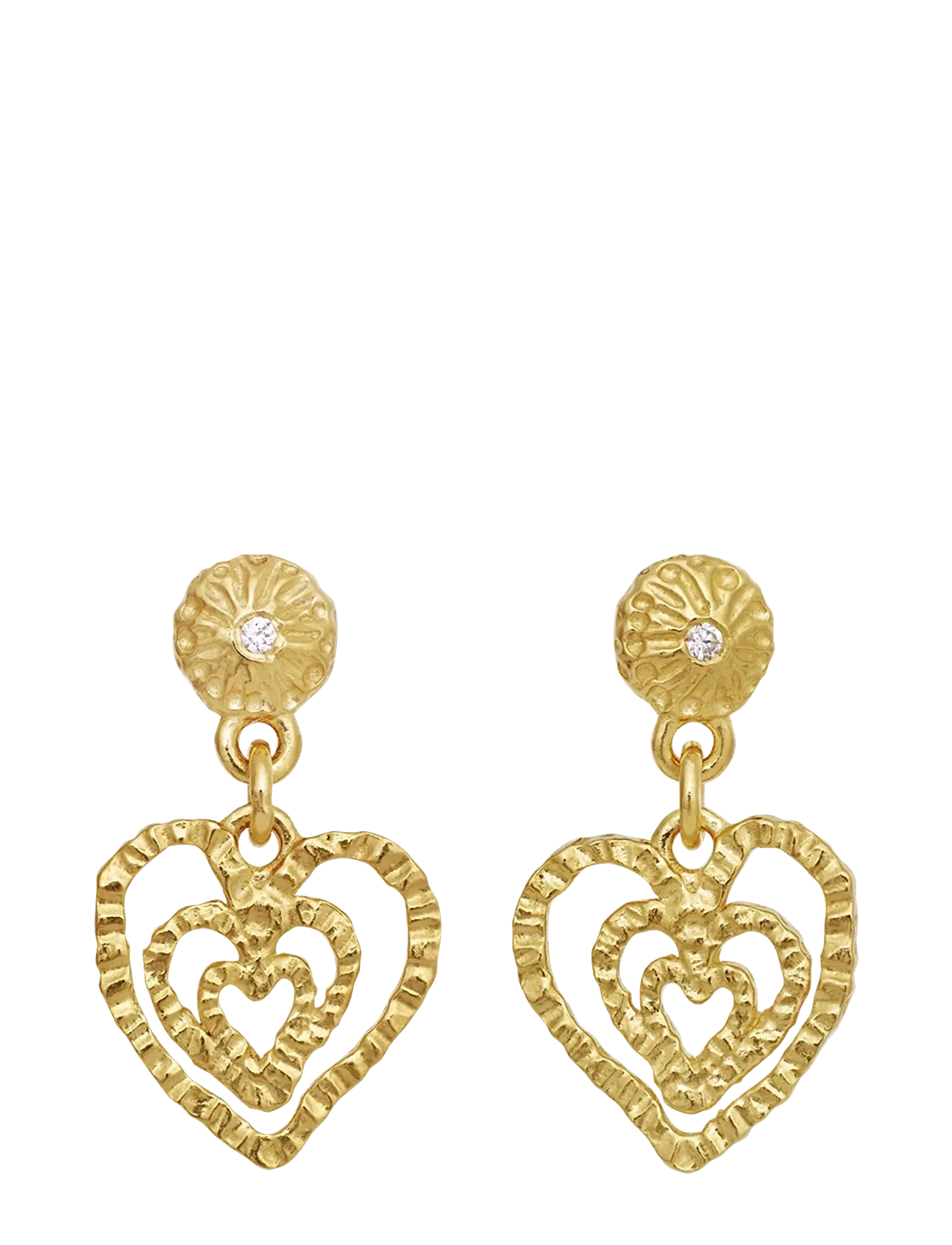 Maanesten Sada Earrings - Ohrhänger - GOLD / gold