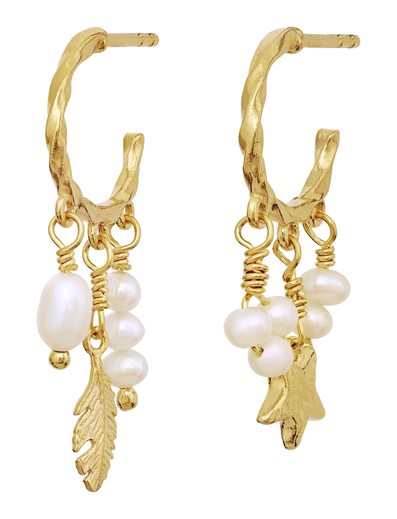Maanesten Susu Earrings - Ohrhänger - GOLD / gold