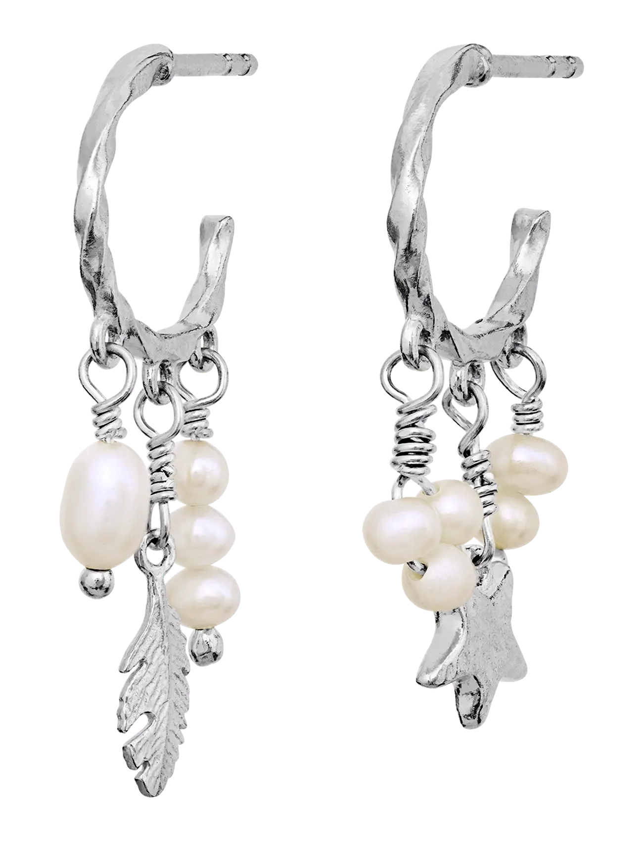 Maanesten Susu Earrings - Ohrhänger - SILVER / silver
