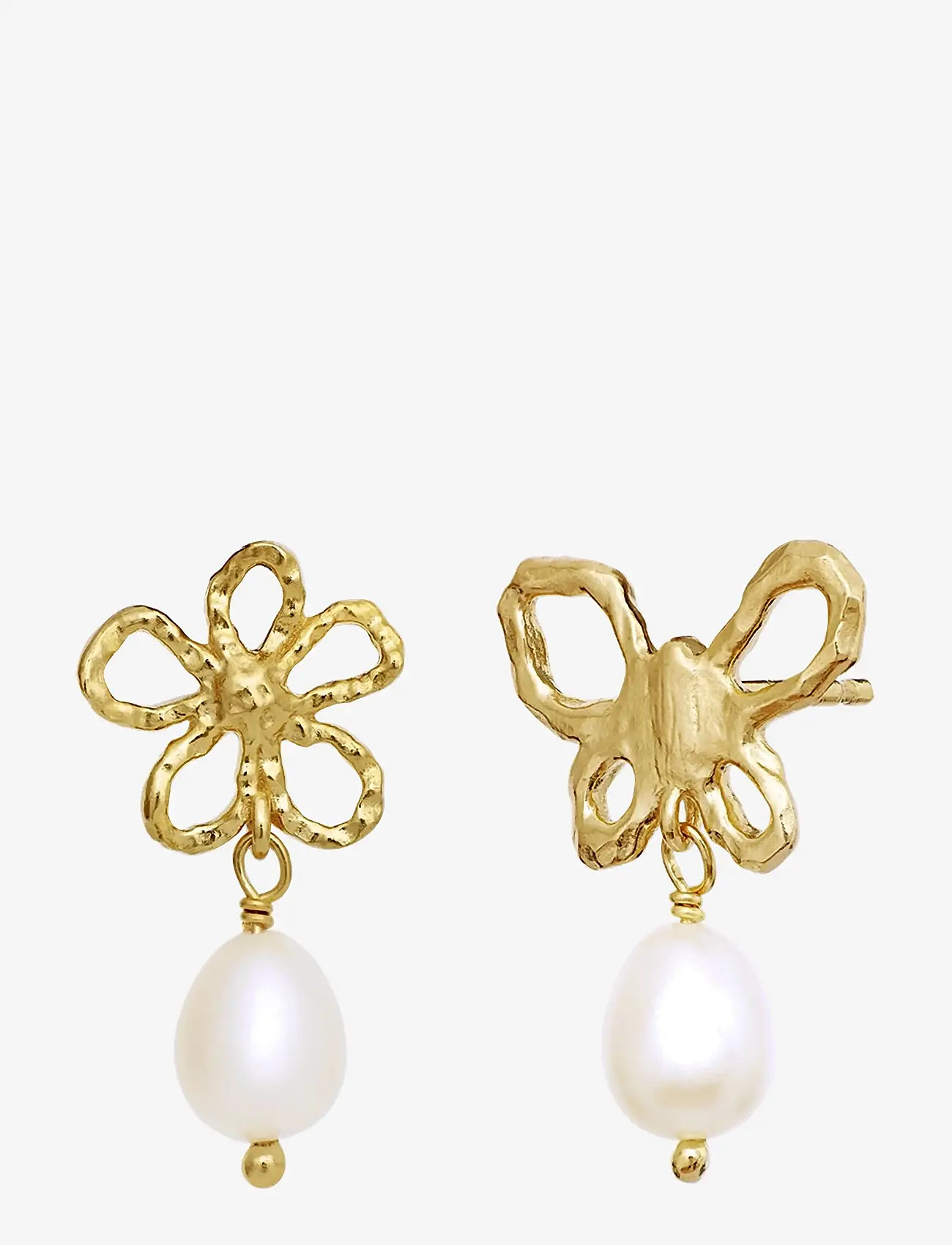 Maanesten - Tonia Earrings - perleøreringe - gold - 2