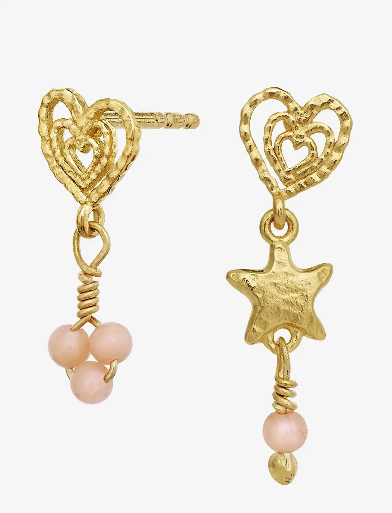 Maanesten - Vibe Earrings - pendant earrings - gold - 1
