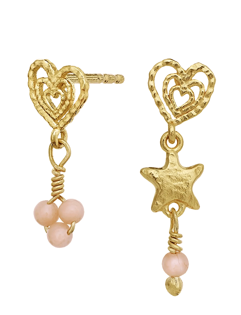 Maanesten - Vibe Earrings - rippuvad kõrvarõngad - gold - 1