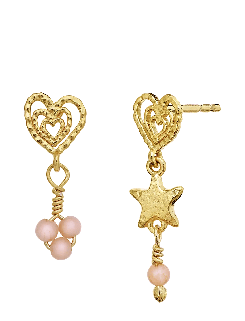 Maanesten - Vibe Earrings - rippuvad kõrvarõngad - gold - 2