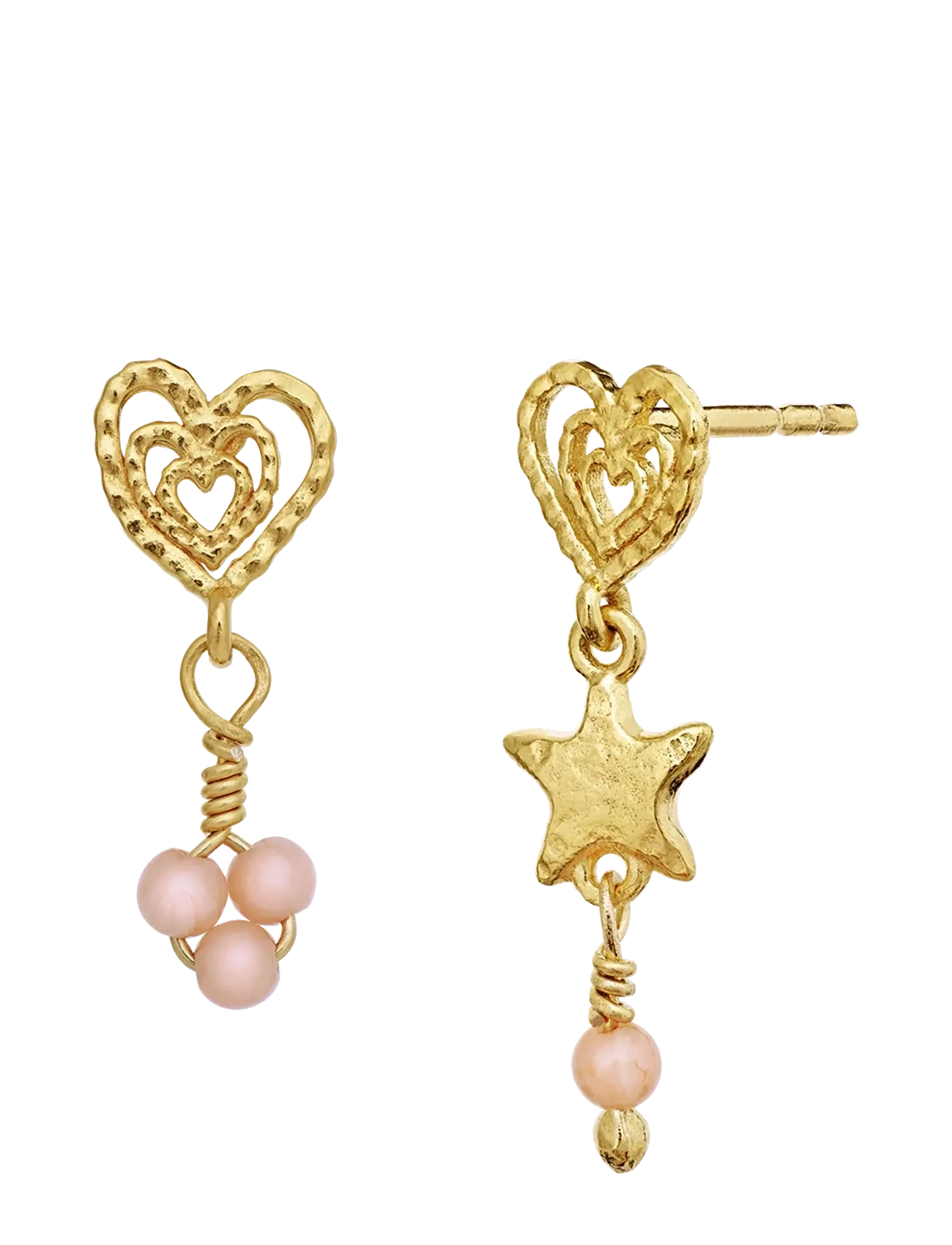 Maanesten - Vibe Earrings - ohrhänger - gold - 2