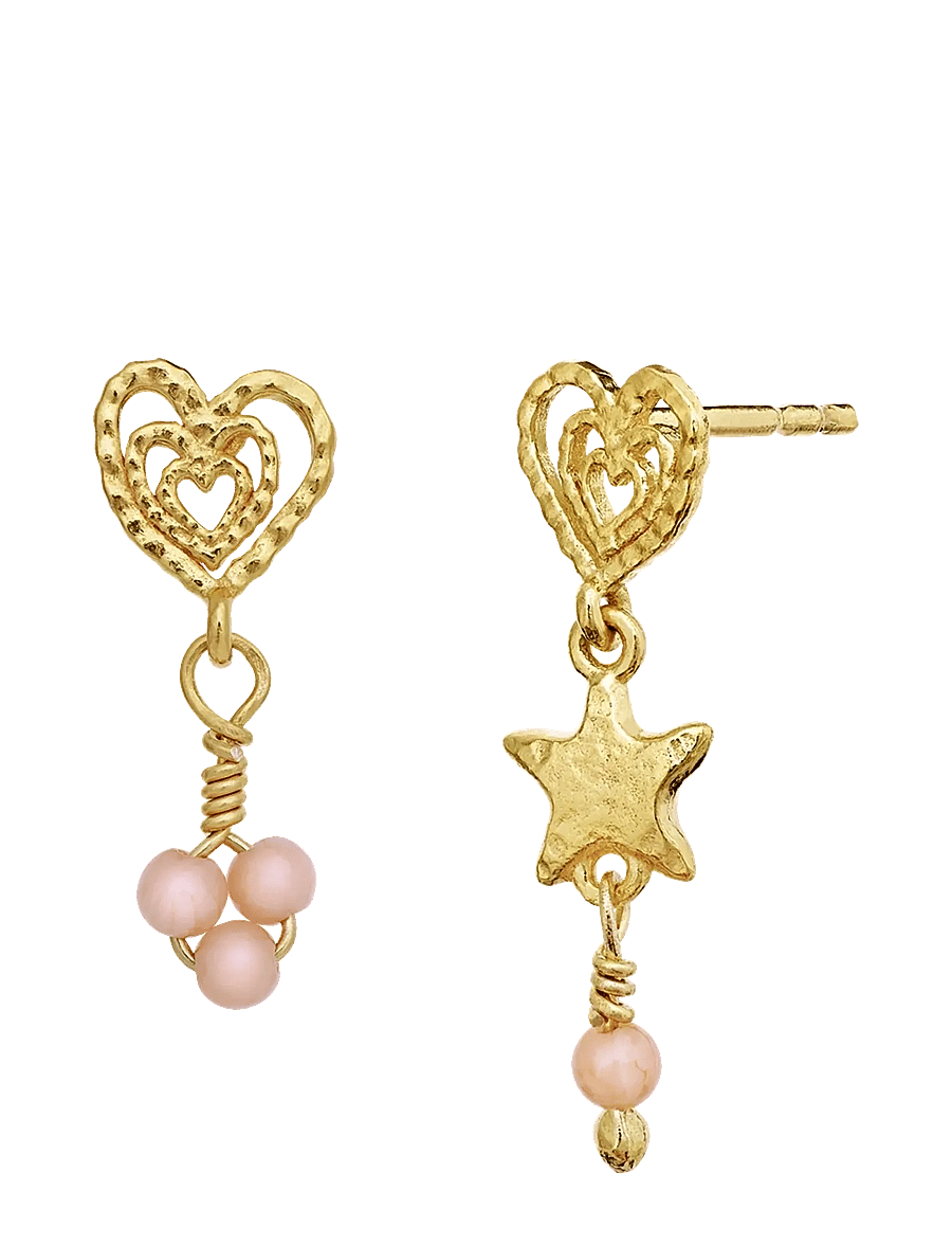 Maanesten - Vibe Earrings - ohrhänger - gold - 2
