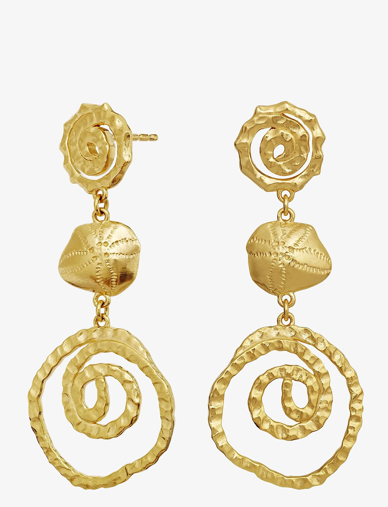 Maanesten - Zalina Earrings - pendant earrings - gold - 1