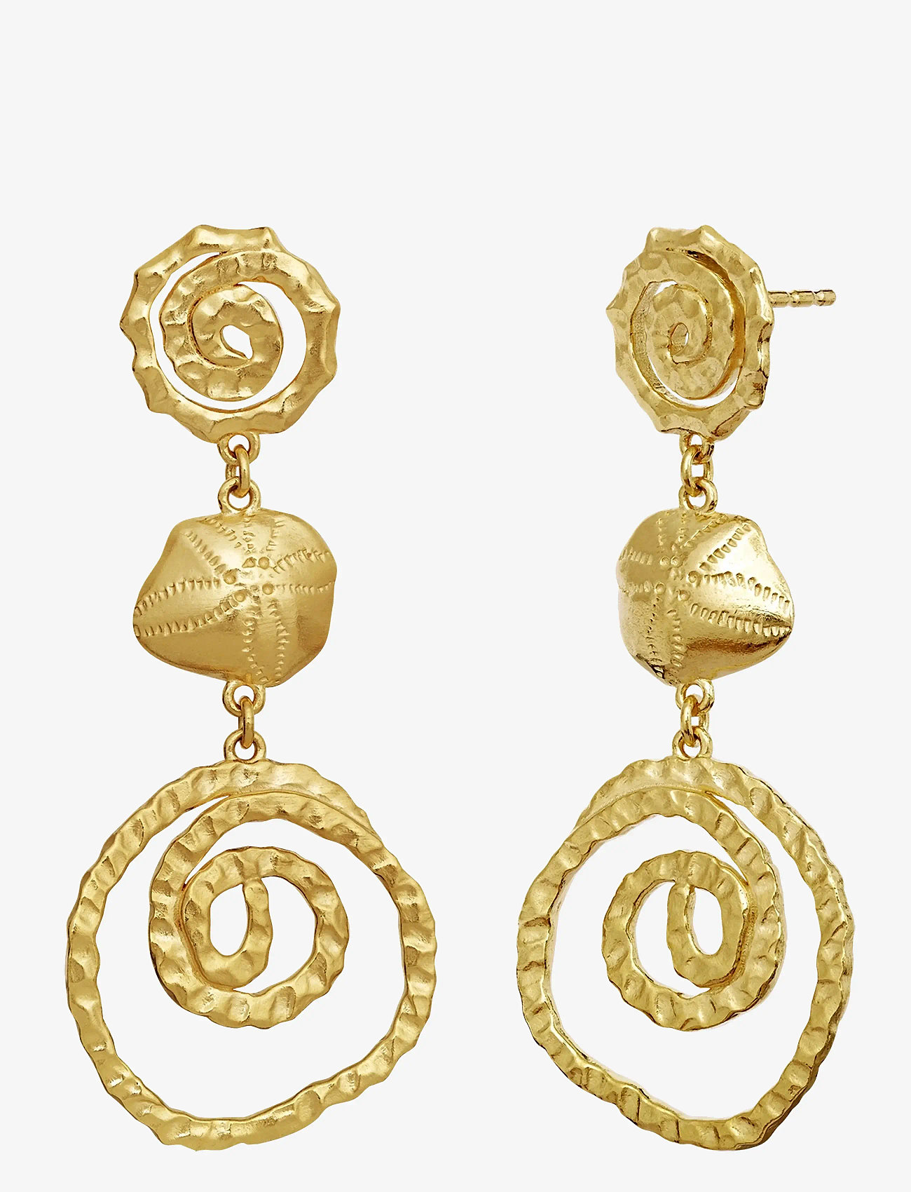 Maanesten - Zalina Earrings - pendant earrings - gold - 2