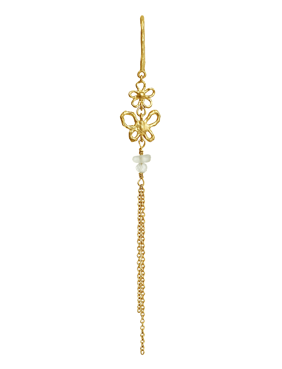 Maanesten - Livia Earrings - enkeltpakke ørering - gold - 0