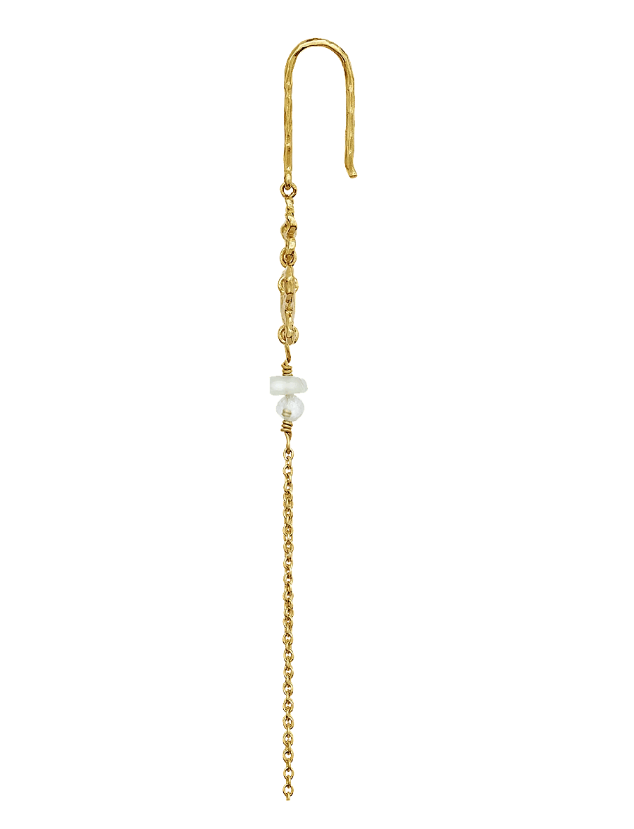 Maanesten - Livia Earrings - enkeltpakke ørering - gold - 1
