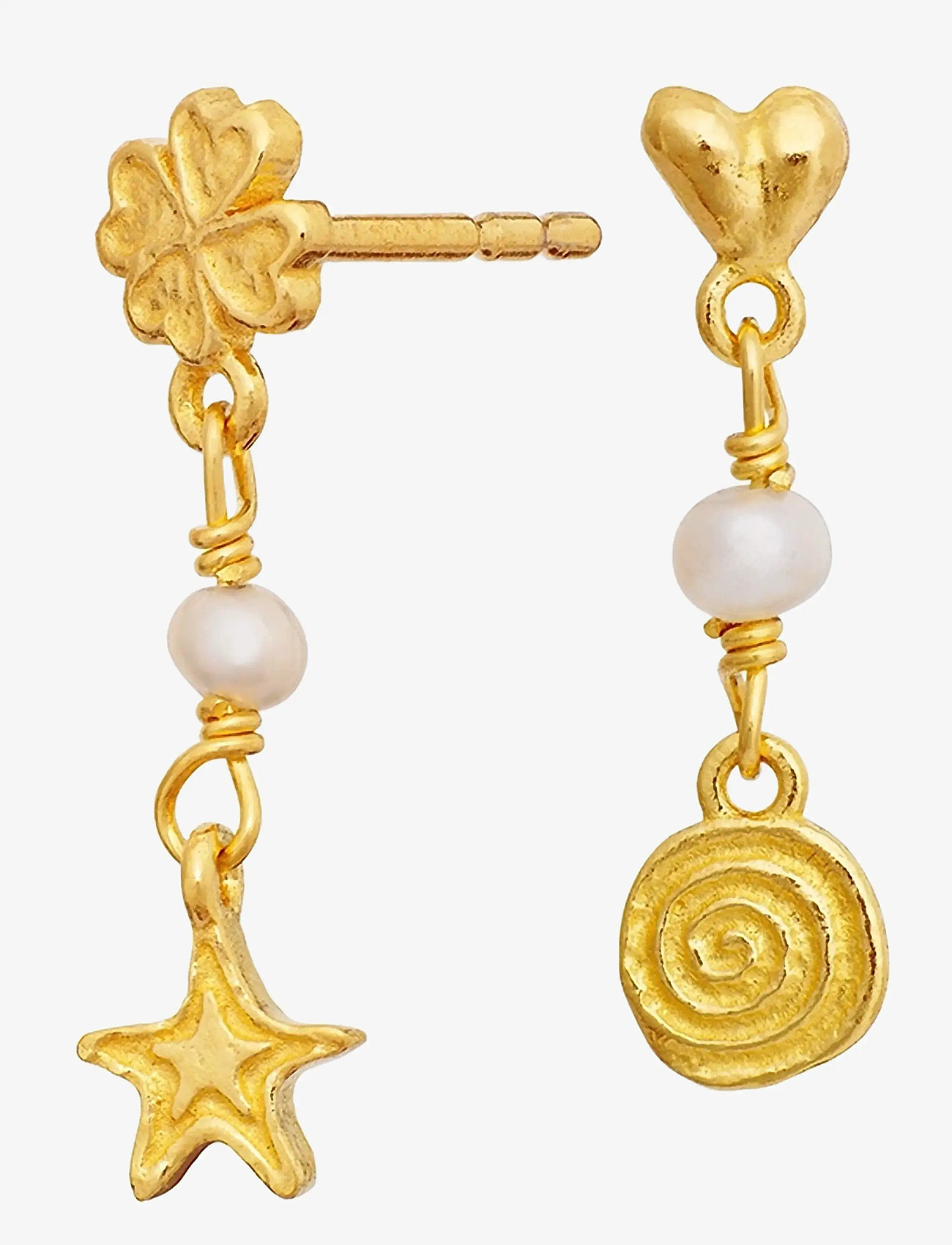 Maanesten - Evante Earrings - perlenohrringe - gold - 2