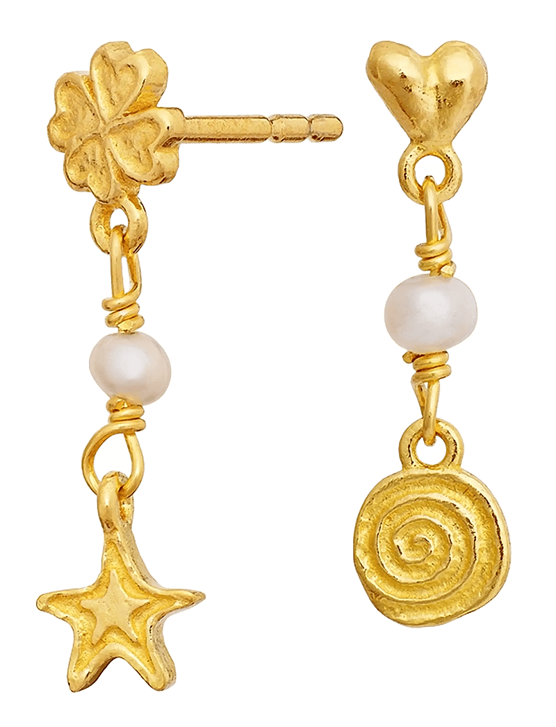 Maanesten - Evante Earrings - perlenohrringe - gold - 2