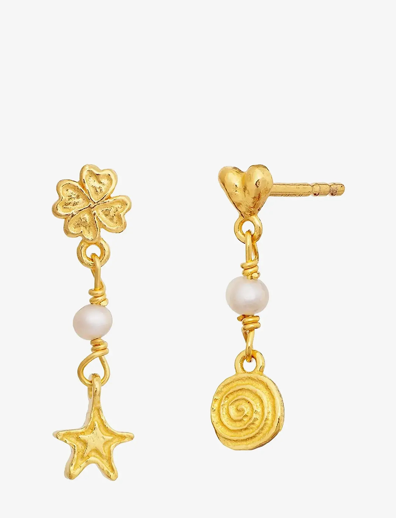 Maanesten - Evante Earrings - perlenohrringe - gold - 3