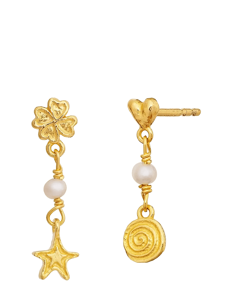 Maanesten - Evante Earrings - perlenohrringe - gold - 3