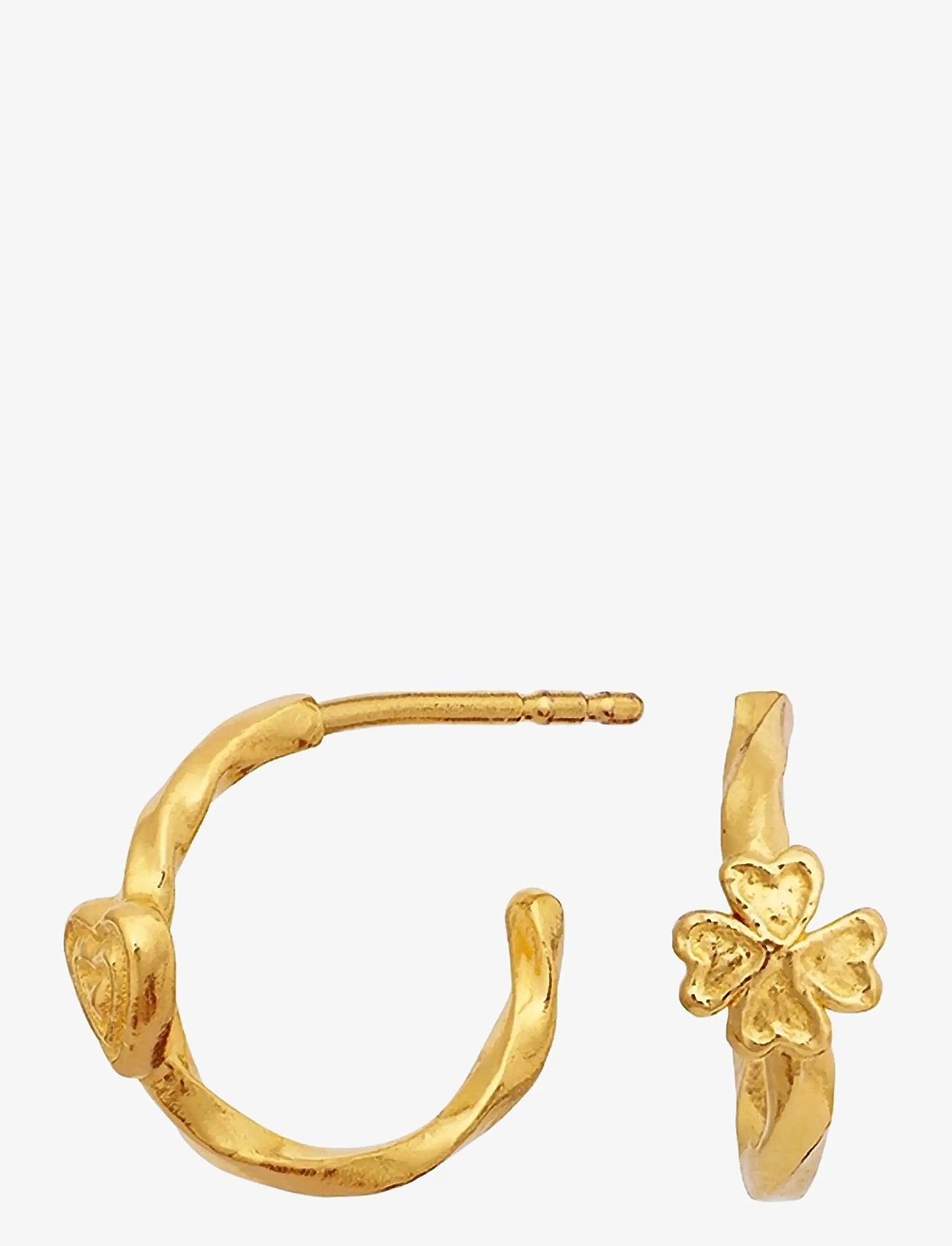Maanesten - Loretta Earrings - creoler & hoops - gold - 1