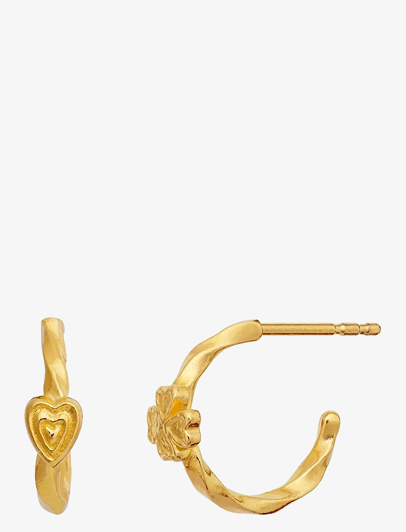 Maanesten - Loretta Earrings - creoler & hoops - gold - 2