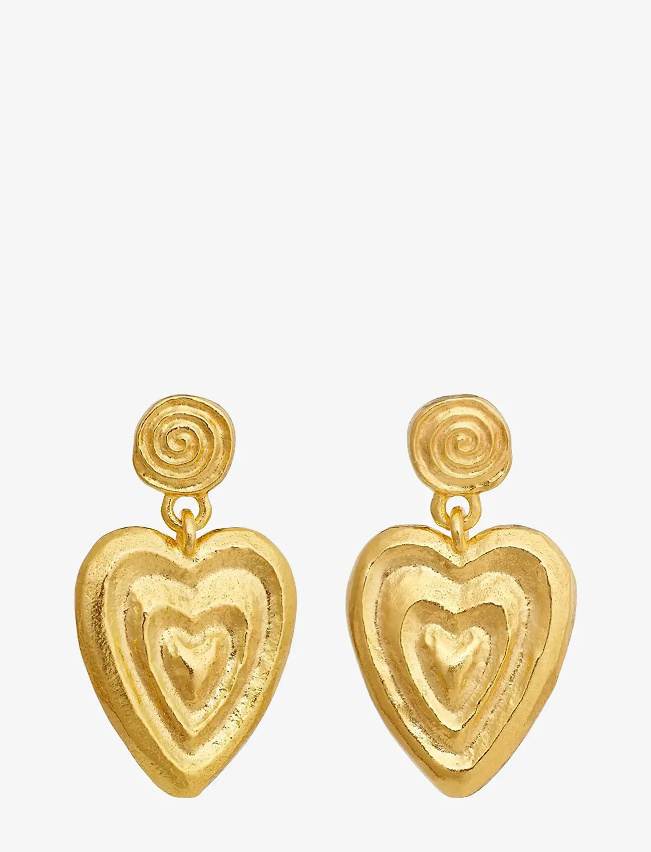 Maanesten - Helga Earrings - hängande örhängen - gold - 0