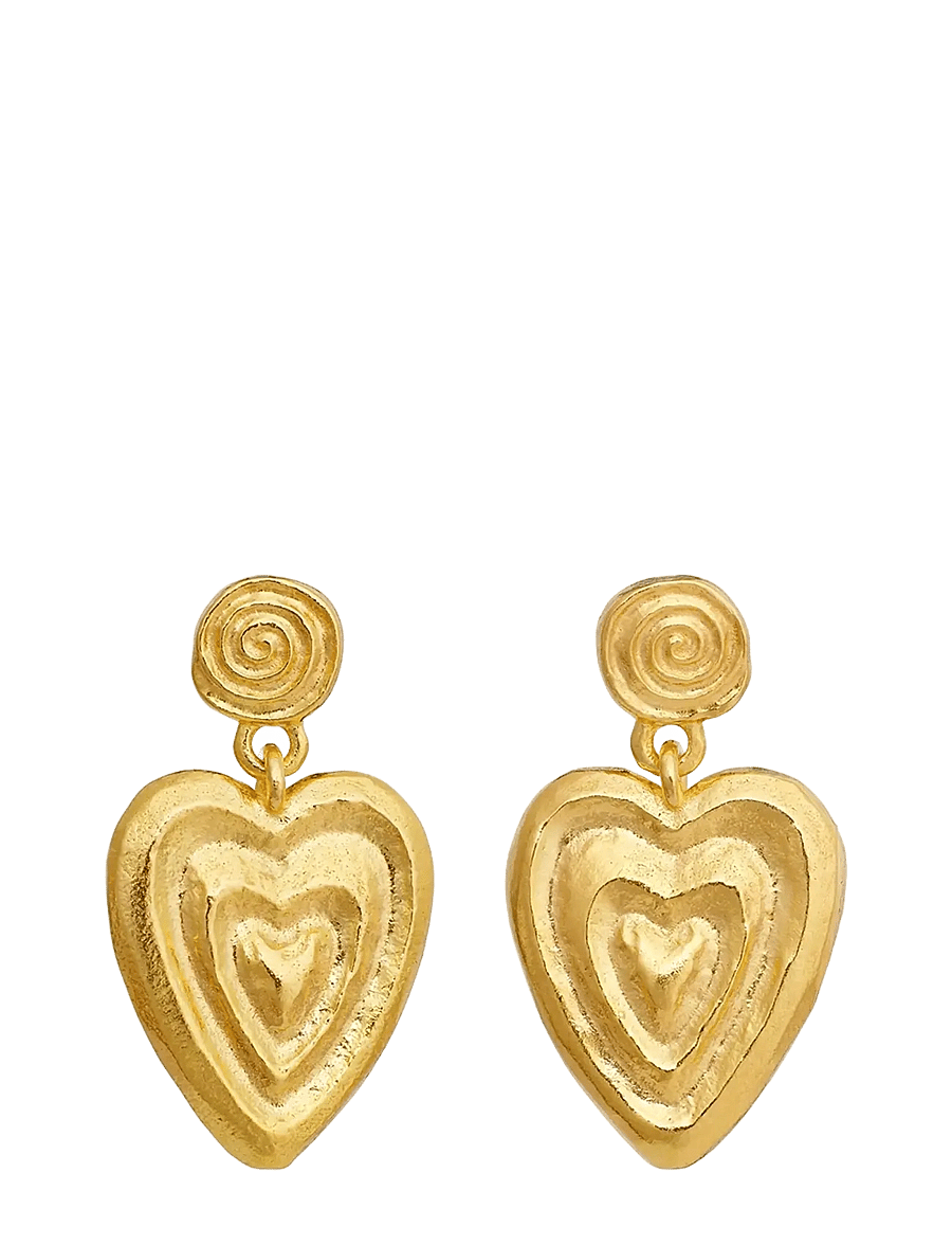 Maanesten - Helga Earrings - rippuvad kõrvarõngad - gold - 0
