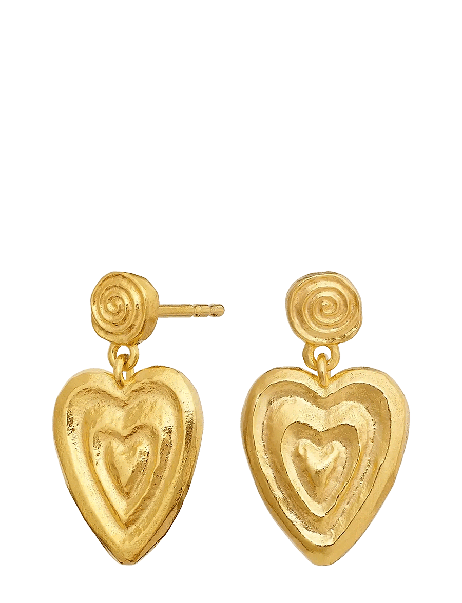Maanesten - Helga Earrings - rippuvad kõrvarõngad - gold - 1
