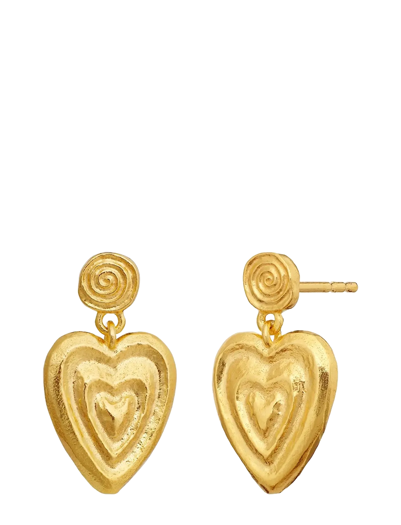 Maanesten - Helga Earrings - roikkuvat korvakorut - gold - 2
