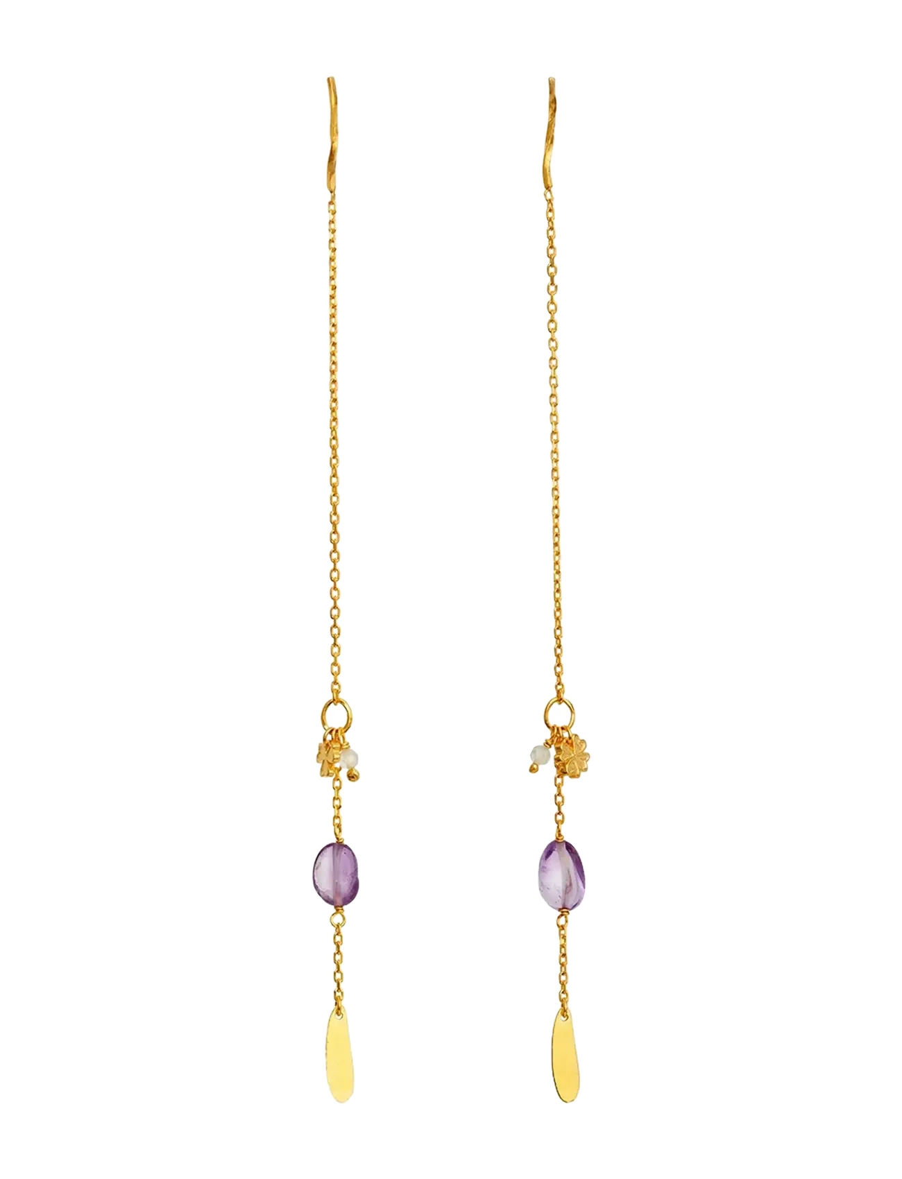 Maanesten Emmeline Earrings, One Size, Gold, Øreringe > Øreringe Med Vedhæng, Dame