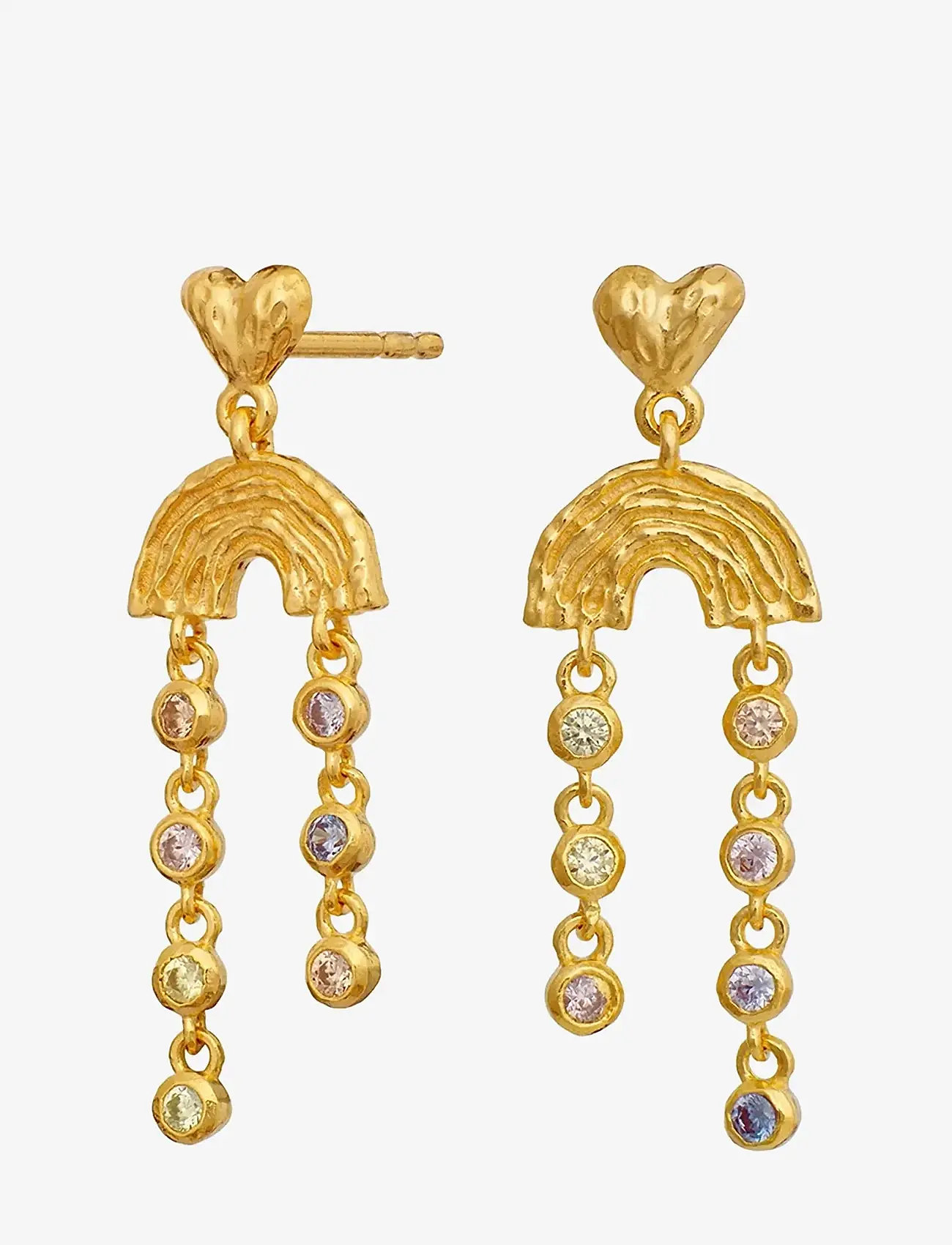 Maanesten - Zenia Earrings - hängande örhängen - gold - 2