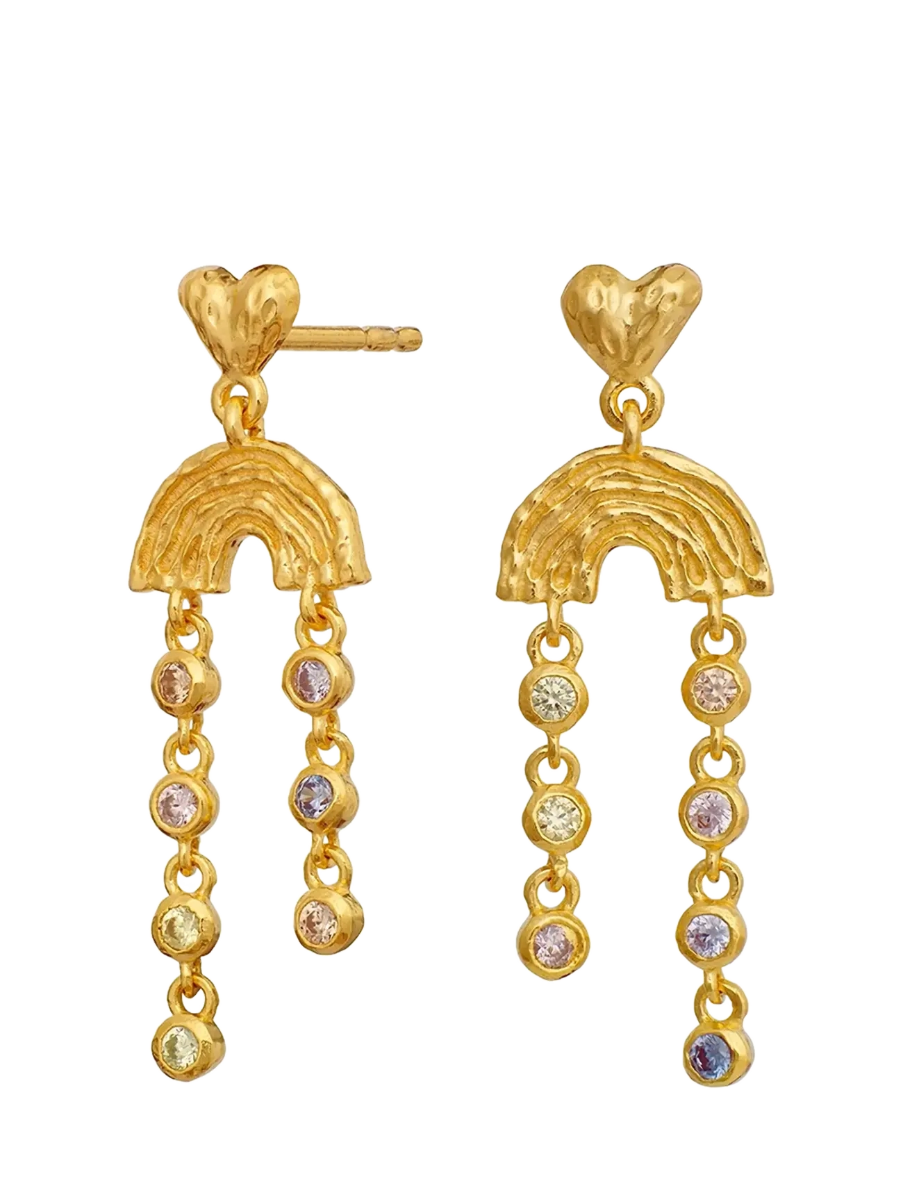 Maanesten - Zenia Earrings - pendant earrings - gold - 2