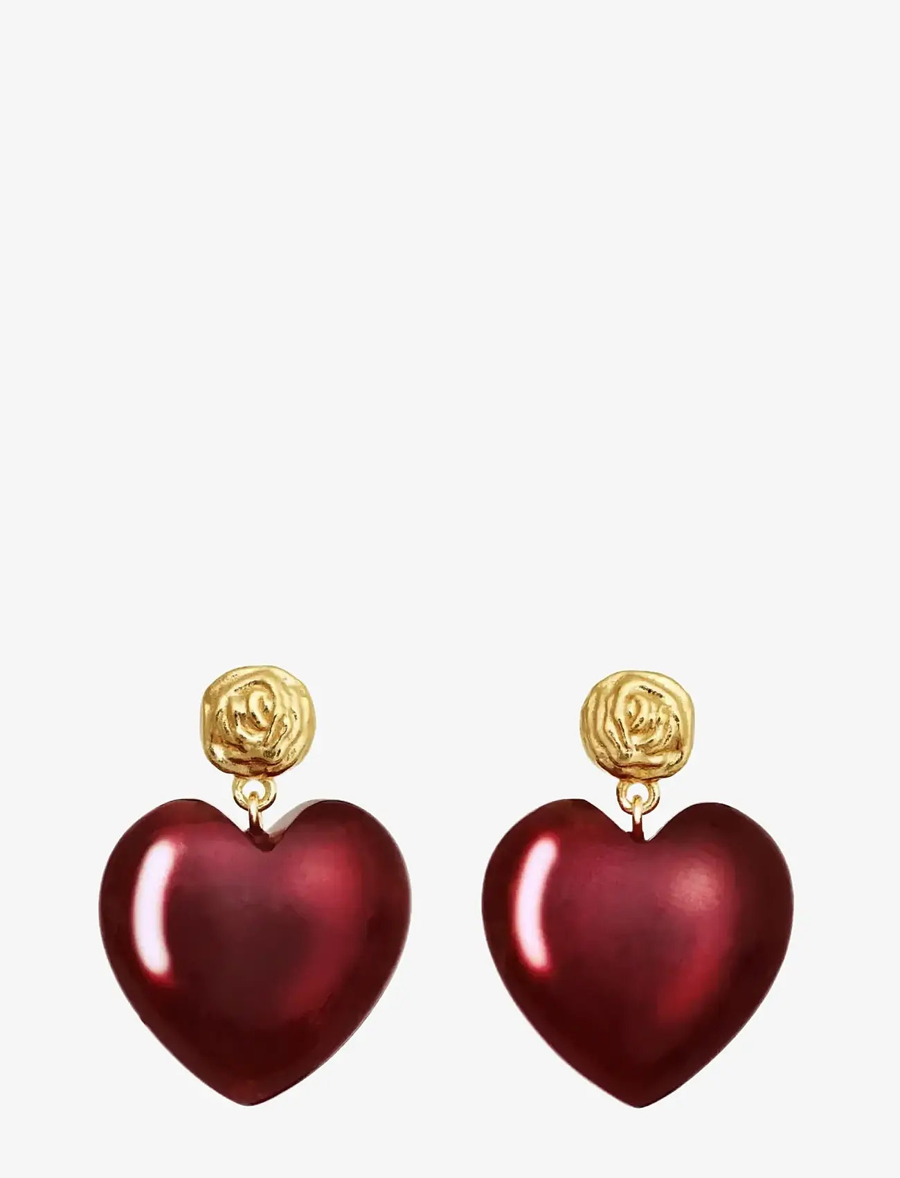 Maanesten - Rubina Heart Earrings - ohrhänger - 1015 - 1