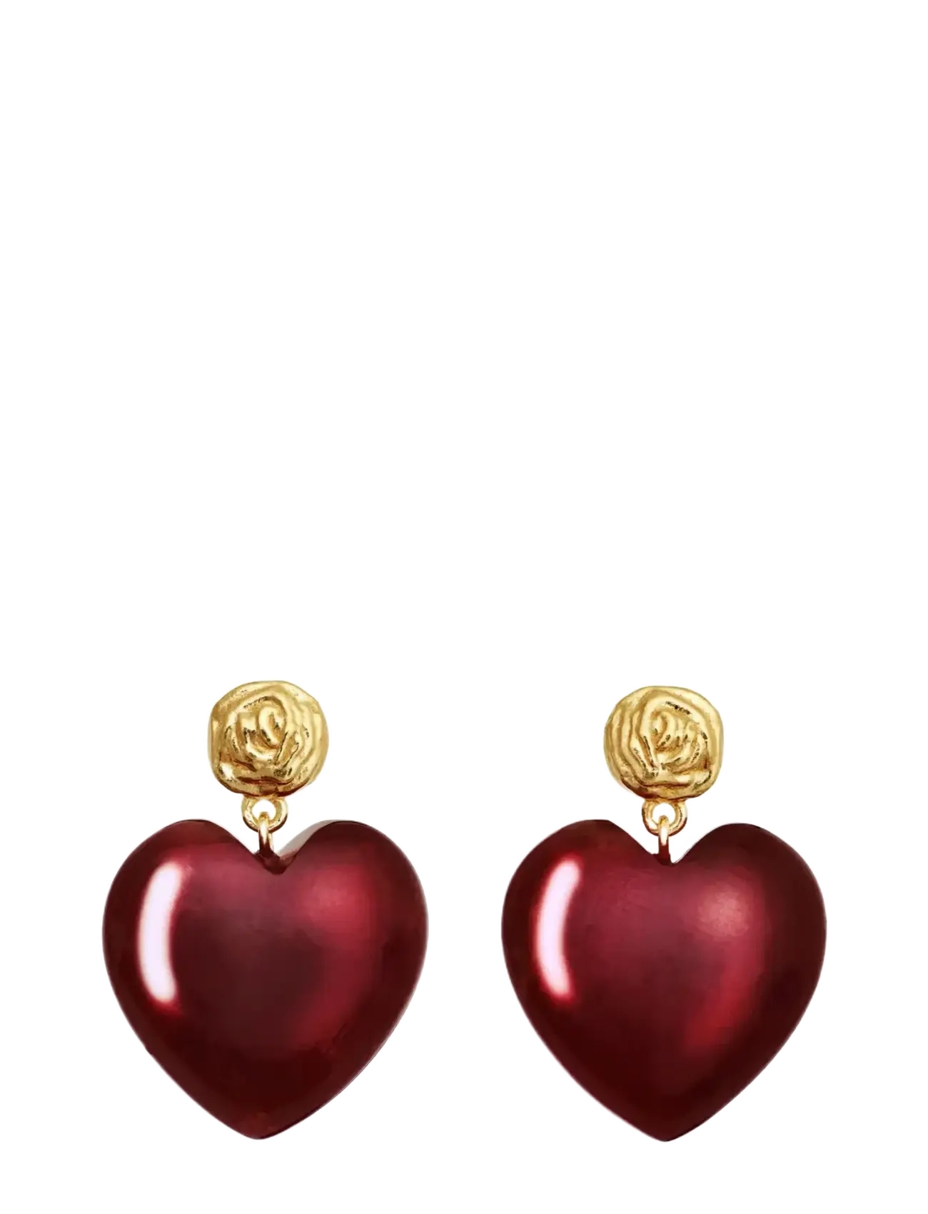 Maanesten Rubina Heart Earrings - Accessoarer - 1015 / gold