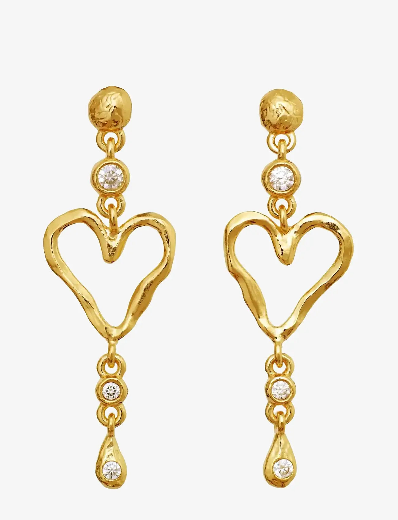 Maanesten - Sabi Twinkle Earrings - ohrhänger - gold - 1