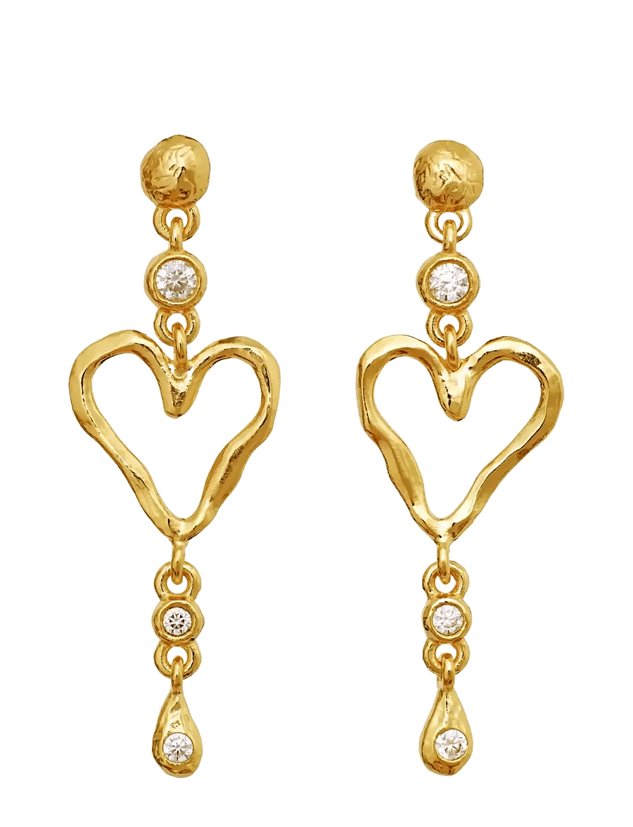 Maanesten - Sabi Twinkle Earrings - hängande örhängen - gold - 1