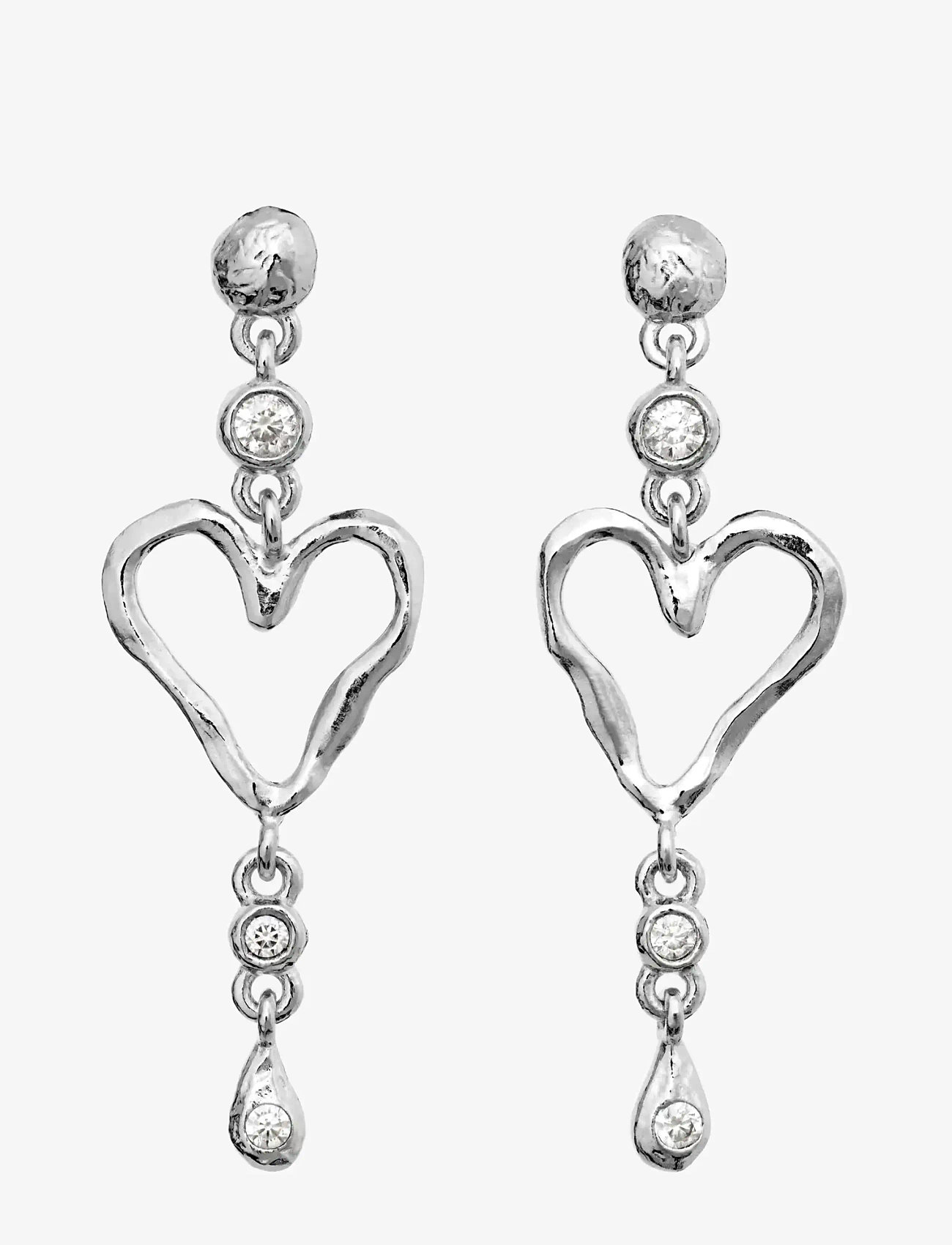 Maanesten - Sabi Twinkle Earrings - hängande örhängen - silver - 0