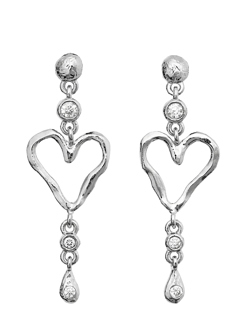 Maanesten - Sabi Twinkle Earrings - hängande örhängen - silver - 0