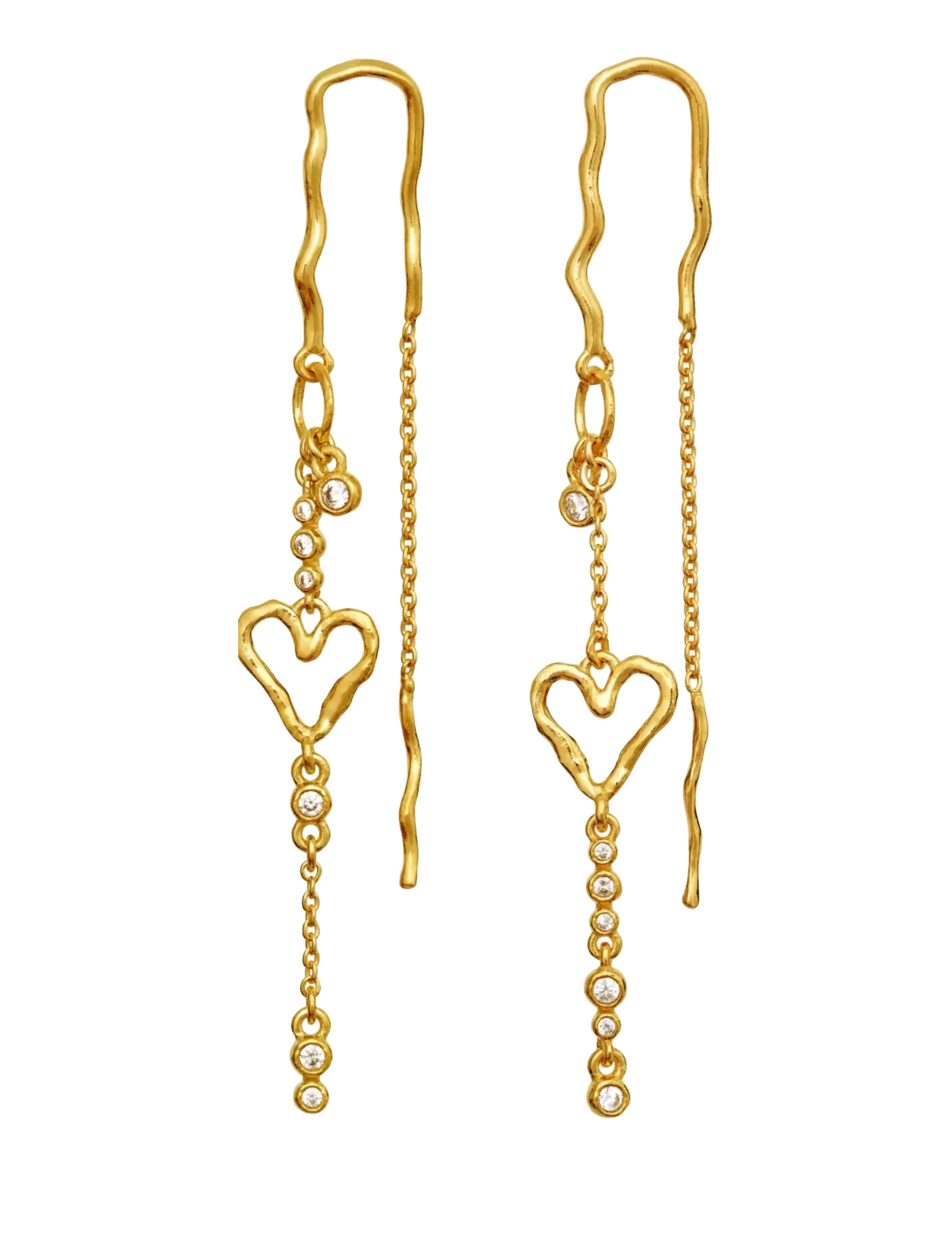 Maanesten Eliori Twinkle Earrings - Øreringe med vedhæng - GOLD / gold