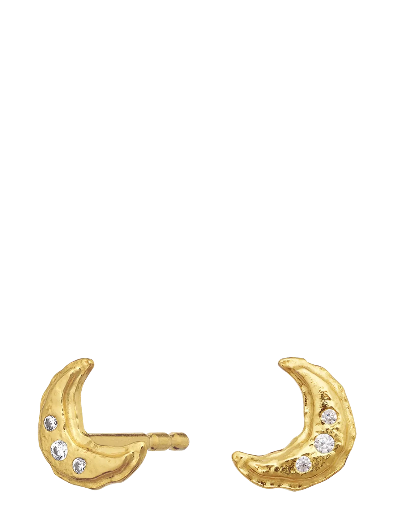 Maanesten - Lunia Earrings - Ørestikker - gold - 1