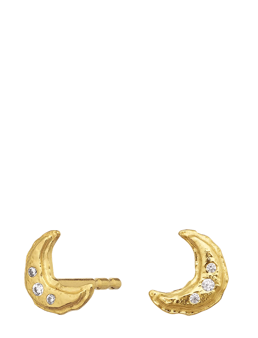 Maanesten - Lunia Earrings - Ørestikker - gold - 1