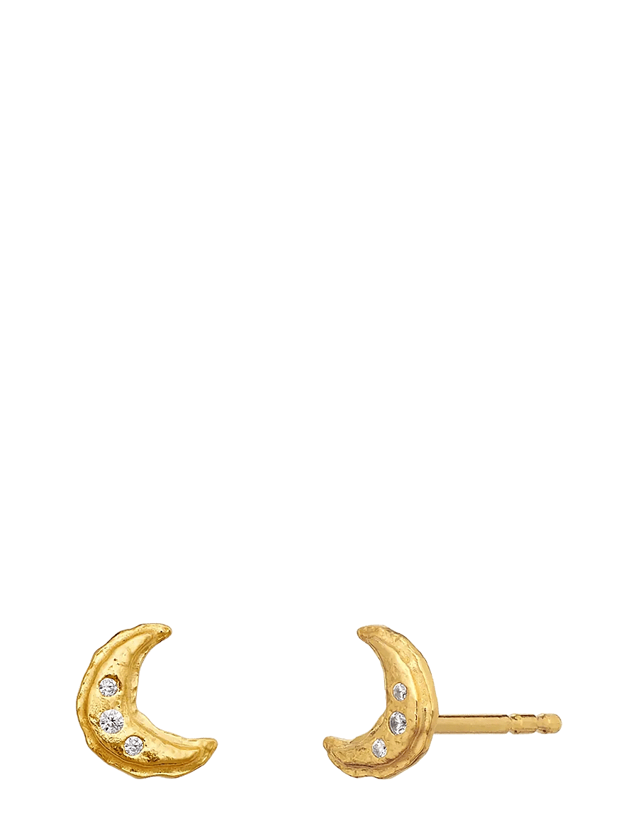 Maanesten - Lunia Earrings - Ørestikker - gold - 2
