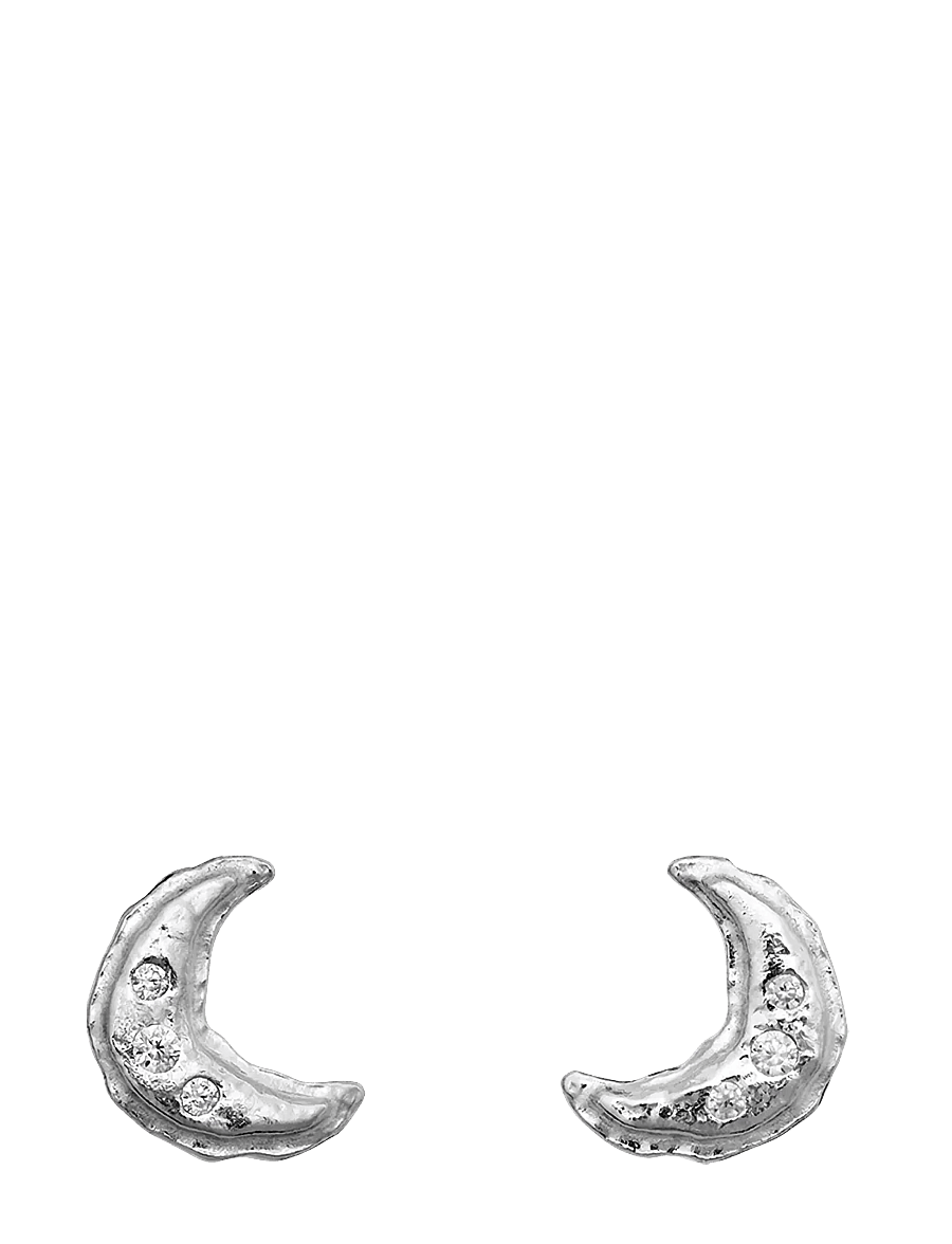 Maanesten - Lunia Earrings - Ørestikker - silver - 0
