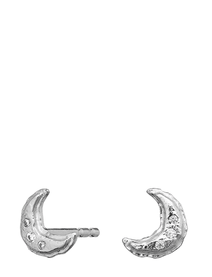 Maanesten - Lunia Earrings - Ørestikker - silver - 1
