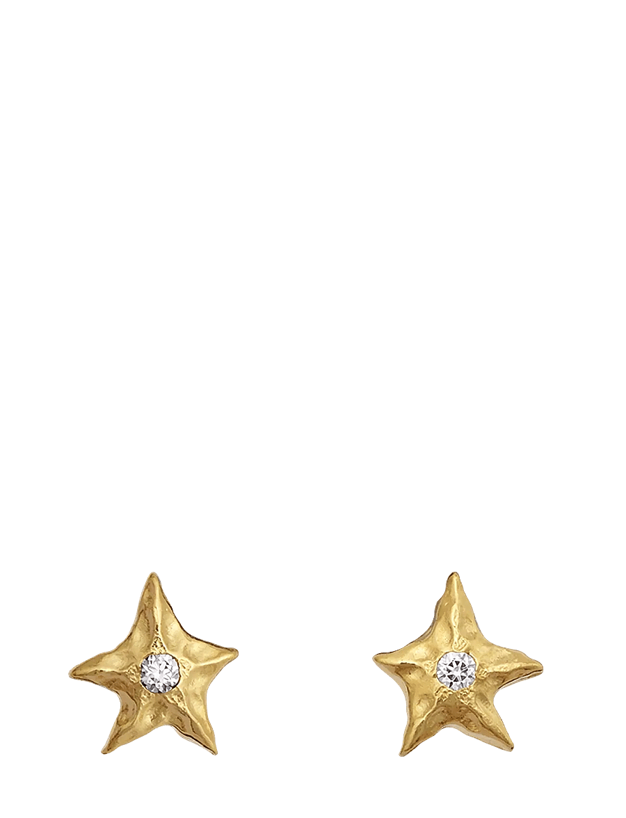 Maanesten - Olivia Earrings - Ørestikker - gold - 0