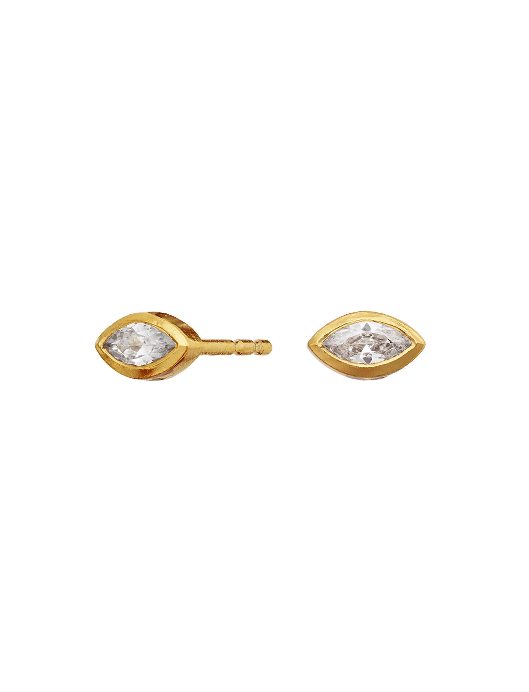 Maanesten - Ea Earrings - Ørestikker - gold - 2