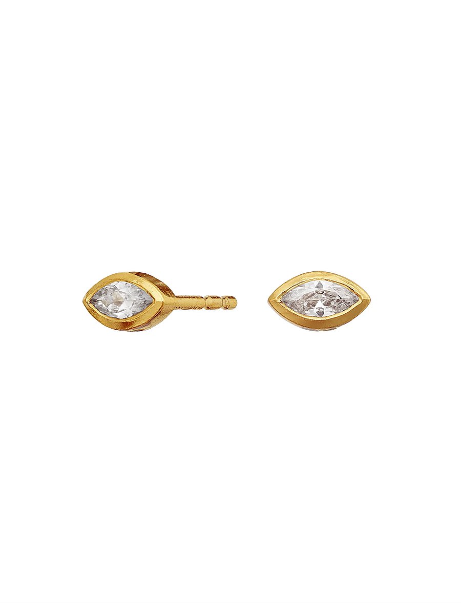 Maanesten - Ea Earrings - Ørestikker - gold - 2