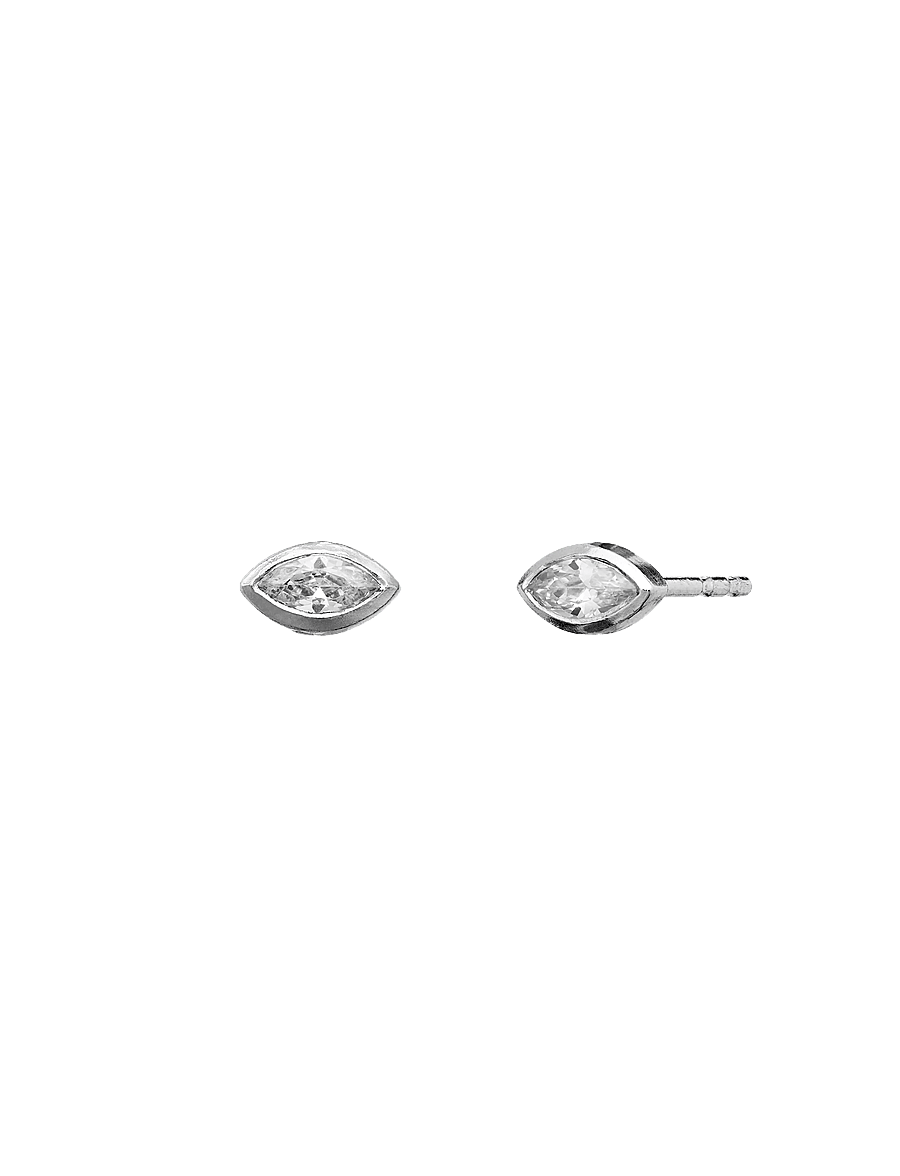 Maanesten - Ea Earrings - Ørestikker - silver - 2