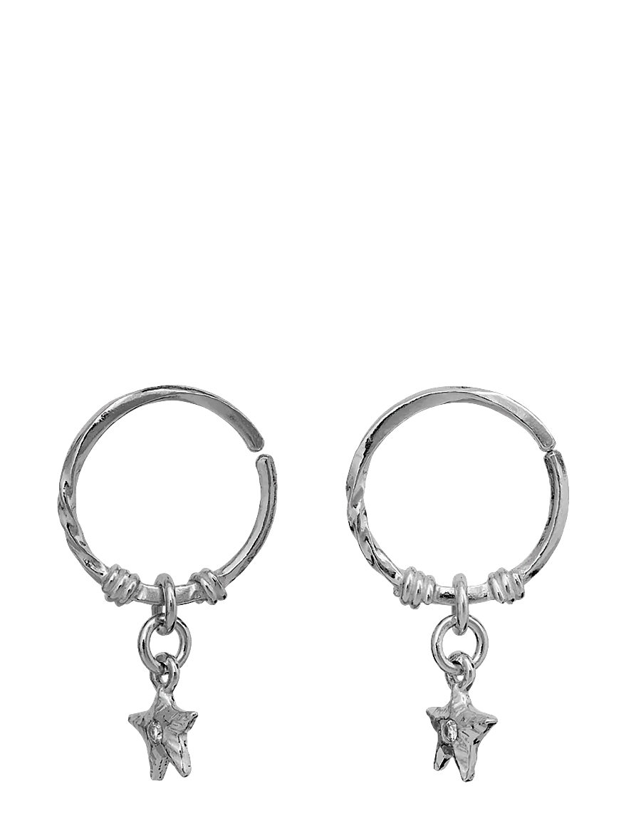 Maanesten - Isleen Earrings - Øreringe med vedhæng - silver - 0
