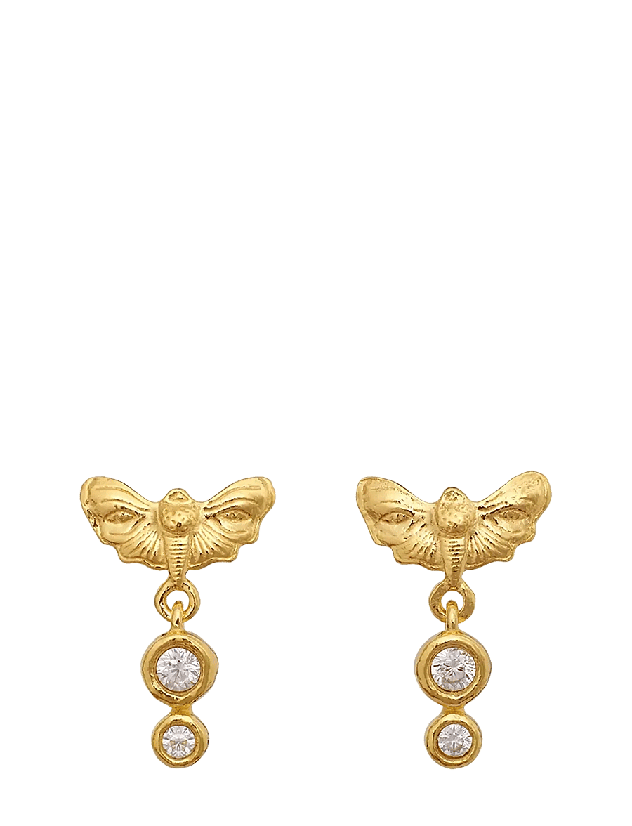 Maanesten - Clio Earrings - Øreringe med vedhæng - gold - 0