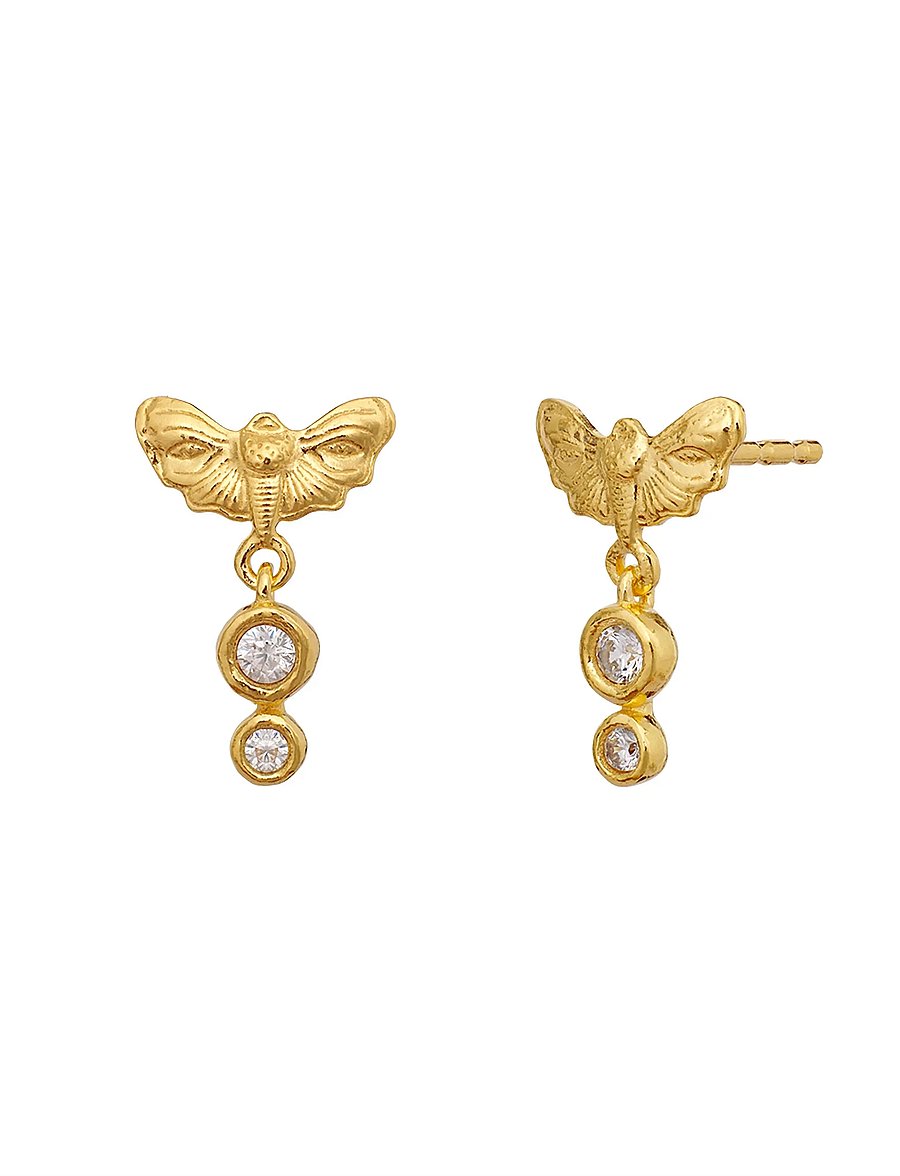 Maanesten - Clio Earrings - Øreringe med vedhæng - gold - 2