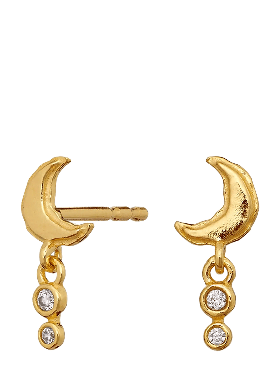 Maanesten - Hilma Earrings - Øreringe med vedhæng - gold - 1