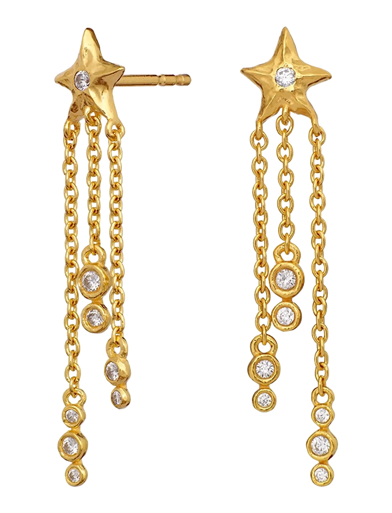 Maanesten - Clara Earrings - Øreringe med vedhæng - gold - 2