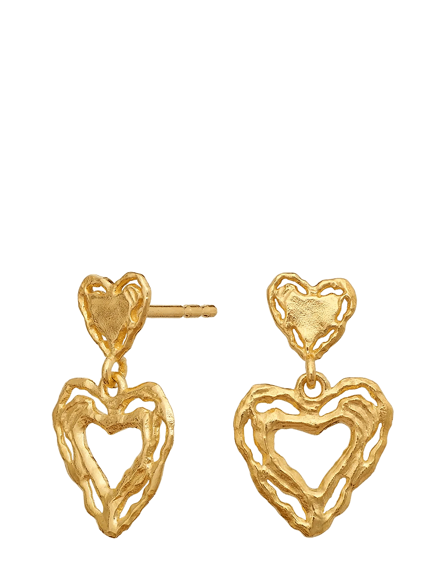 Maanesten - Martha Earrings - Øreringe med vedhæng - gold - 1