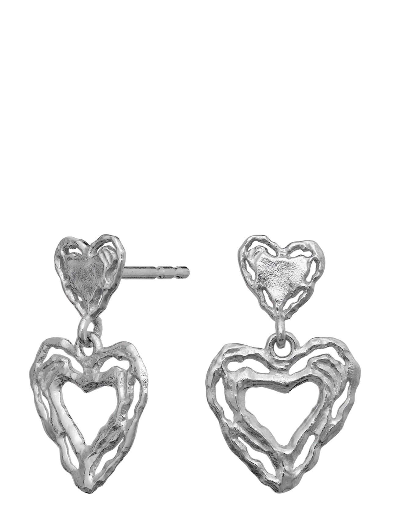 Maanesten - Martha Earrings - hängande örhängen - silver - 1
